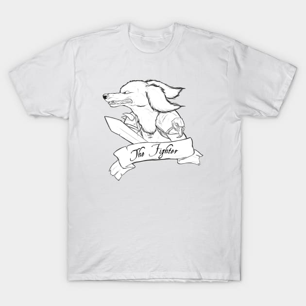 The Fighter T-Shirt by DnDoggos